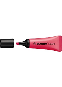 Överstrykningsp. STABILO NEON rosa