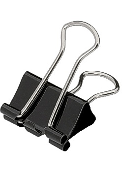 Pappersklämma STAPLES foldback 19mm(12)