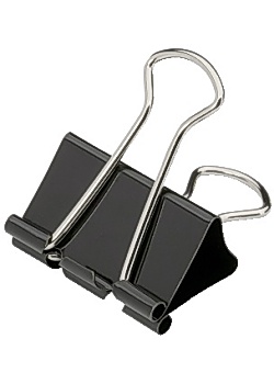 Pappersklämma STAPLES foldback 32mm(12)