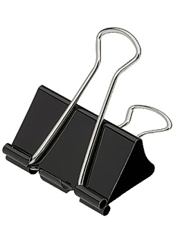 Pappersklämma STAPLES foldback 41mm(12)