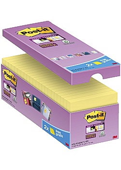 POST-IT Super Sticky 76x76mm gul (16)