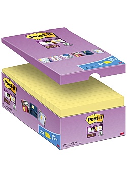 POST-IT SuperSticky 76x127mm gul (16)