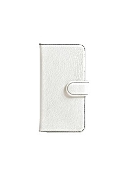 Plånboksfodral flip HG iPhone 5 vit