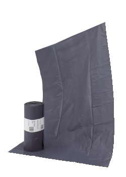 Plastsäck LD komprimat 80my 170L grå(25)