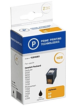 Bläckpatron PRIME 56 svart