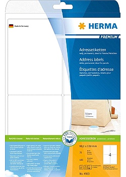Etikett HERMA Adress 99,1x139mm (100)