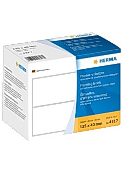 Etikett HERMA Frankering 135x40mm (1000)