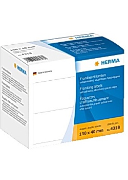Etikett HERMA Frankering 130x40mm (1000)