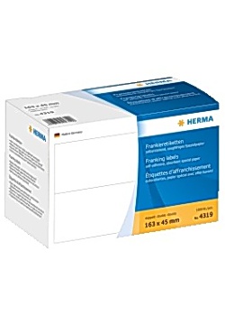Etikett HERMA Frankering 163x45mm (1000)