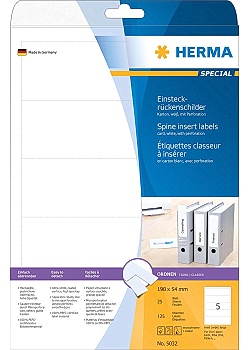 Etikett HERMA Arkiv 190x54mm (125)