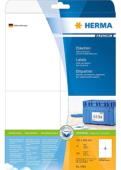 Etikett HERMA Premium 105x148mm (100)