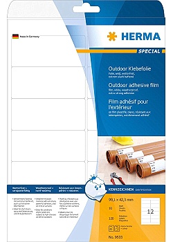 Etikett HERMA Outdoor 99,1x42,3mm (120)