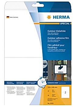 Etikett HERMA Outdoor 210x148mm (20)