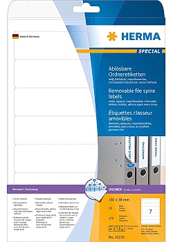 Etikett HERMA Movable 192x38mm (175)