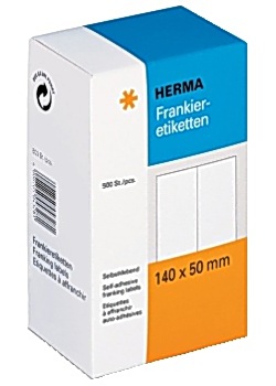Etikett HERMA Frankering 140x50 mm (500)