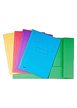 Mapp EXACOMPTA 2 klaff 280g sort.färg