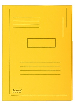 Mapp EXACOMPTA 2 klaff 280g gul