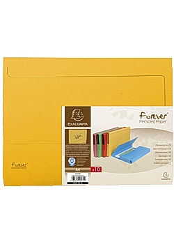 Arkivmapp EXACOMPTA  klaff 290g gul (10)