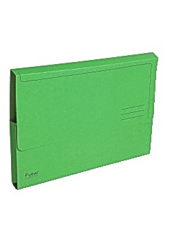 Arkivmapp EXACOMPTA klaff 290g grön(50)