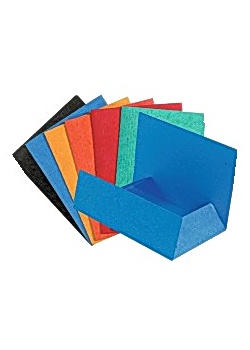 Mapp kartong EXACOMPTA 3-klaff A4 sort