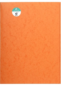 Mapp kartong EXACOMPTA 3-klaff A4 orange