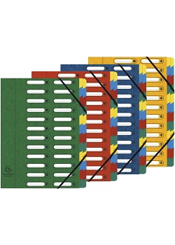 Sorteringsmapp EXACOMPTA 24-flik sort