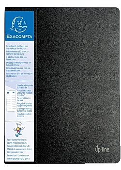 Demobok EXACOMPTA 60 fickor svart