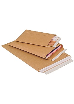 Kartongpåse A4 348x245mm brun (100)