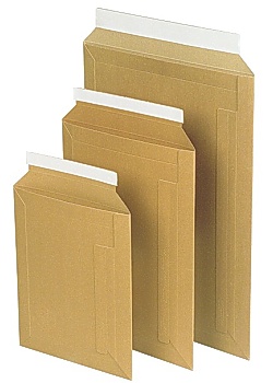 Kartongpåse A3 450x315mm brun (50)