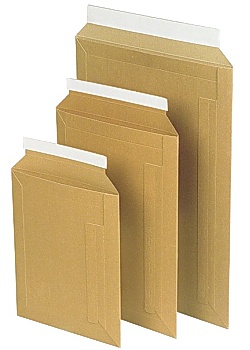 Kartongpåse A5 265x210mm brun (100)