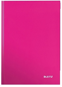 Anteckningsbok LEITZ WOW A4 linj. cerise
