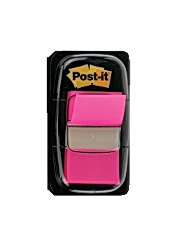 Index POST-IT 25x43mm cerise