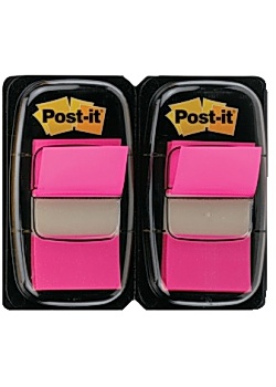 Index POST-IT dubbelpack 2x50flik,cerise