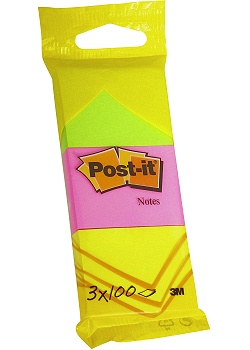 Notes POST-IT 38x51mm neon