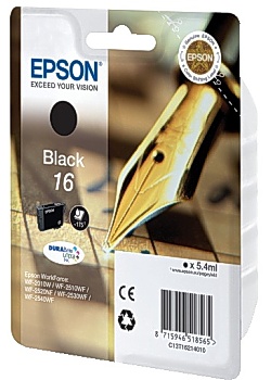 Bläckpatron EPSON C13T16214010 svart