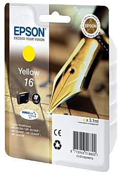 Bläckpatron EPSON C13T16244010 gul
