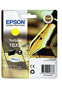 Bläckpatron EPSON C13T16344010 gul