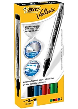 Whiteboardpenna BIC Velleda liquid (4)