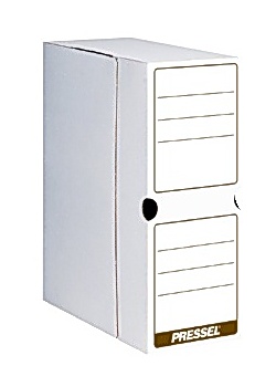 Arkivbox A4 topp öppning 100mm vit (20)