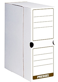 Arkivbox A4 topp öppning 125mm vit (20)