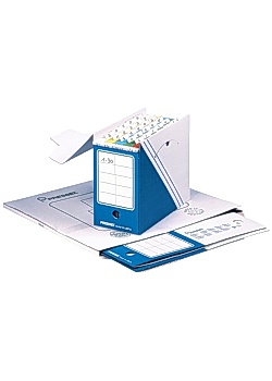 Hängmappsbox A4 335x160x285mm blå (10)