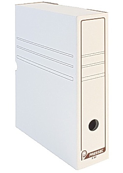 Arkivbox A4 topp öppning 80mm vit (50)