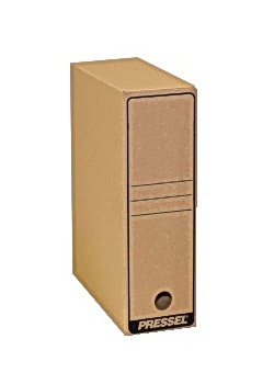 Arkivbox A4 öpp. långsida 75mm brun (20)