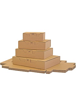 Postemballage 270x170x70mm brun (25)
