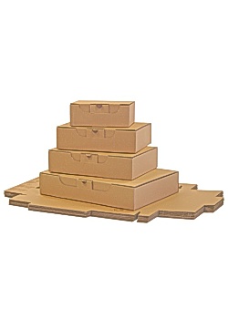 Postemballage 325x300x140mm brun (25)
