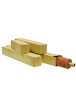 Wellåda 1lager 500x100x100mm brun (20)