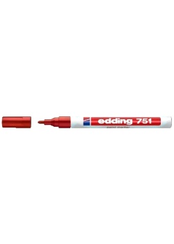 Märkpenna EDDING 751 röd