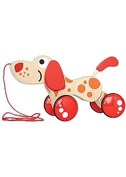Dragleksak hund