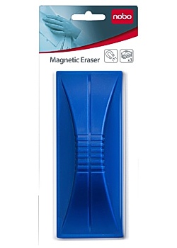 Whiteboardtorkare NOBO blå magnetisk