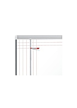 Whiteboard rutnätsasisstent 900 mm